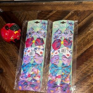 Stitch Themed Hair Bows Set